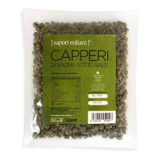 Capers in salt
