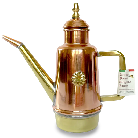 Traditional olive oil can