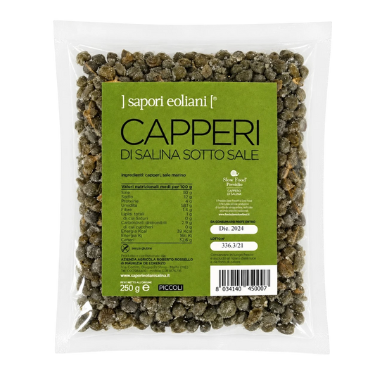 Capers in salt