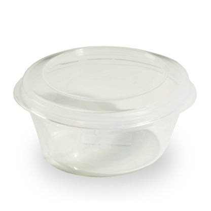 Plastic jar for dough balls & toppings